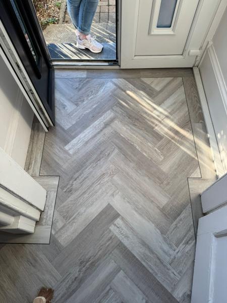 Amtico Spacia Washed Salvaged Timber 4x18 Parquet effect Gallery Main Photo